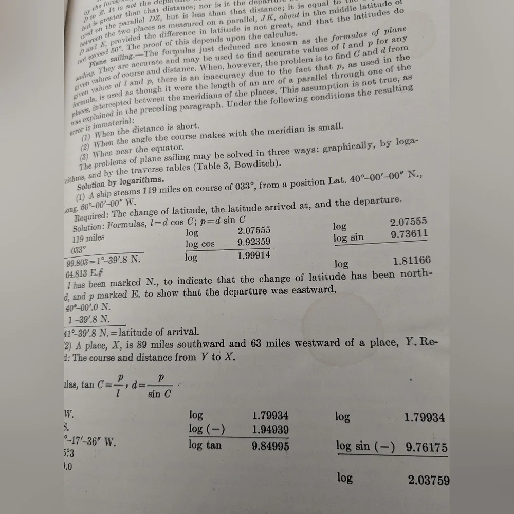 Navigation and Nautical Astronomy by Commander Benjamin Dutton, 1943 - Picture 9 of 11